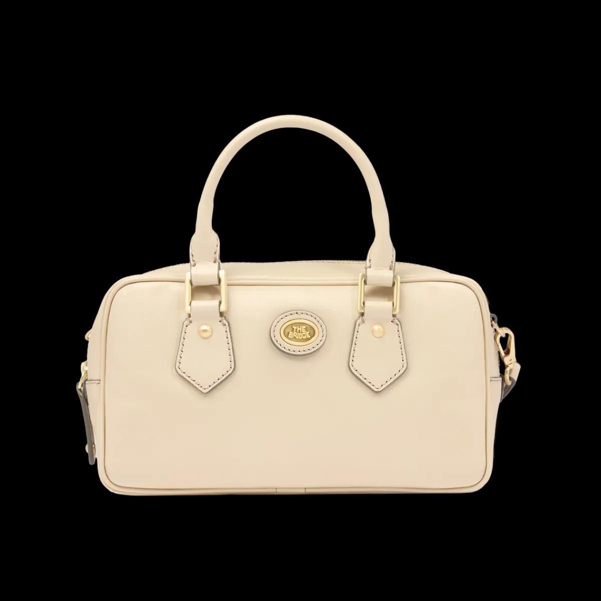 Bauletto in pelle con tracolla removibile-The Bridge New