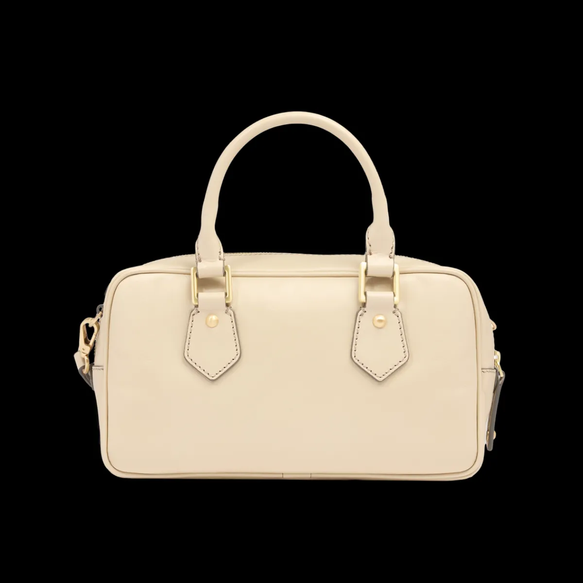 Bauletto in pelle con tracolla removibile-The Bridge New