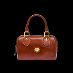 Bauletto in pelle con tracolla removibile-The Bridge Online