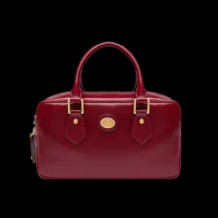 Bauletto in pelle con tracolla removibile-The Bridge Online
