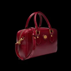 Bauletto in pelle con tracolla removibile-The Bridge Online