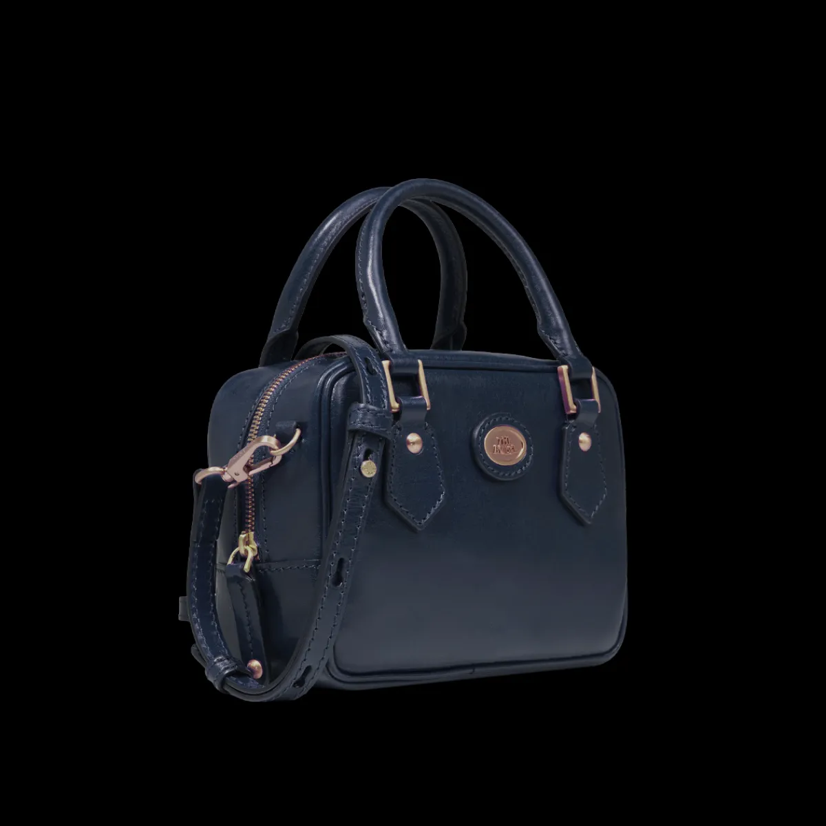 Bauletto in pelle con tracolla removibile-The Bridge Hot