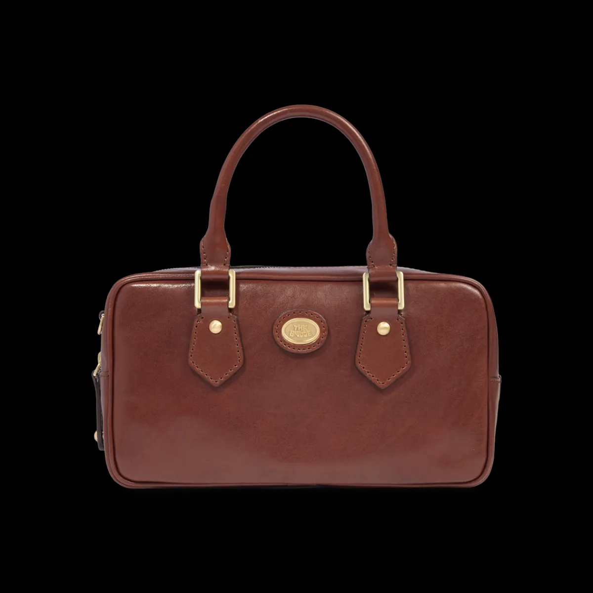 Bauletto in pelle con tracolla removibile-The Bridge New