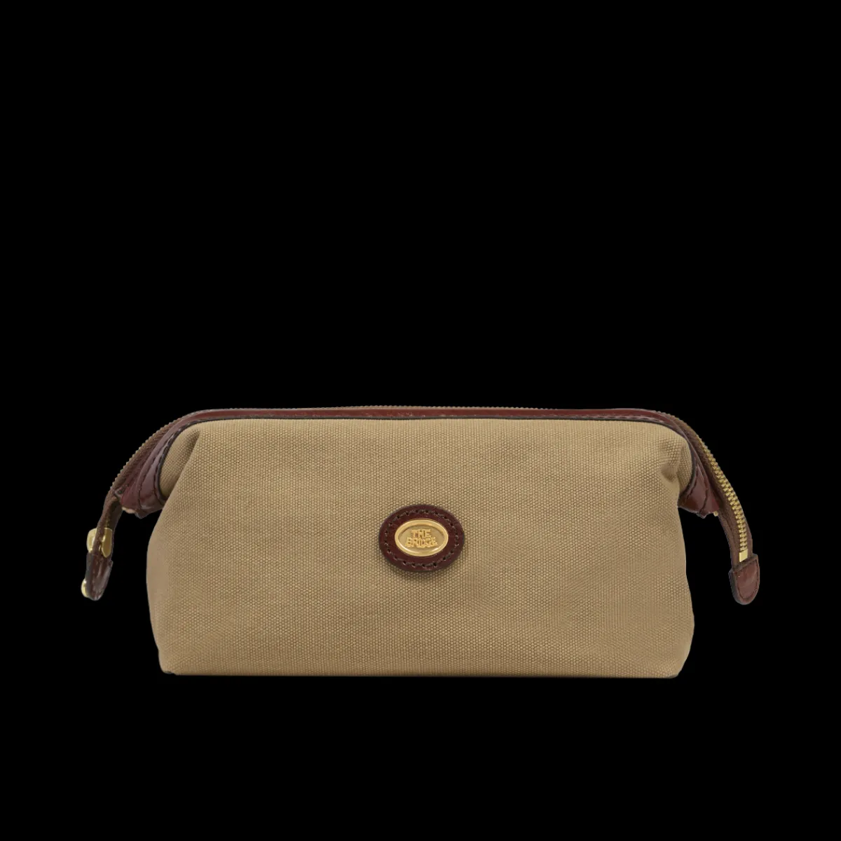 Beauty case pelle e tessuto-The Bridge Hot