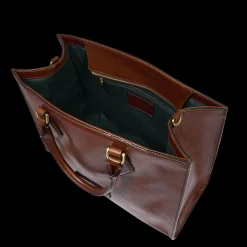Borsa a mano in pelle con tracolla removibile-The Bridge New