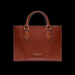 Borsa a mano in pelle con tracolla removibile-The Bridge Best