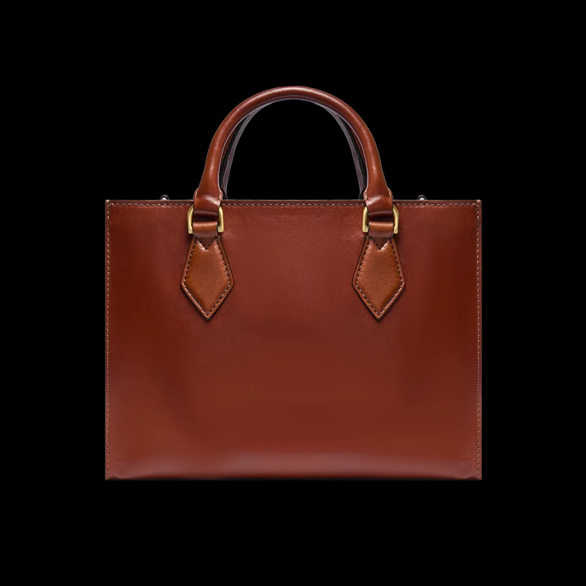 Borsa a mano in pelle con tracolla removibile-The Bridge Best