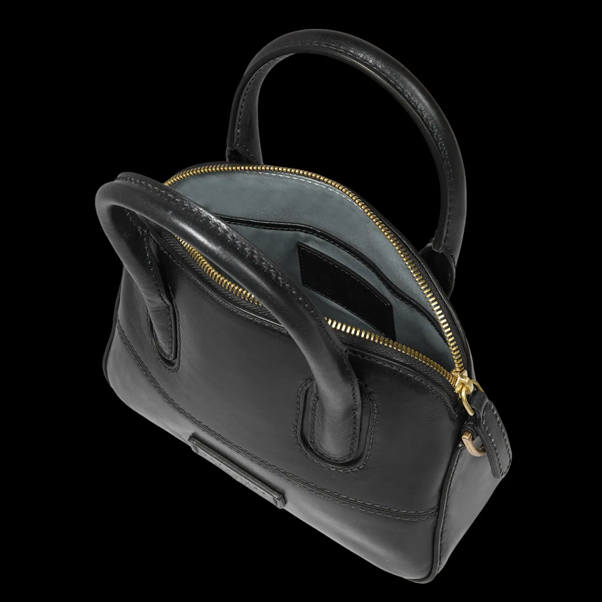 Borsa a mano in pelle con tracolla removibile-The Bridge Outlet