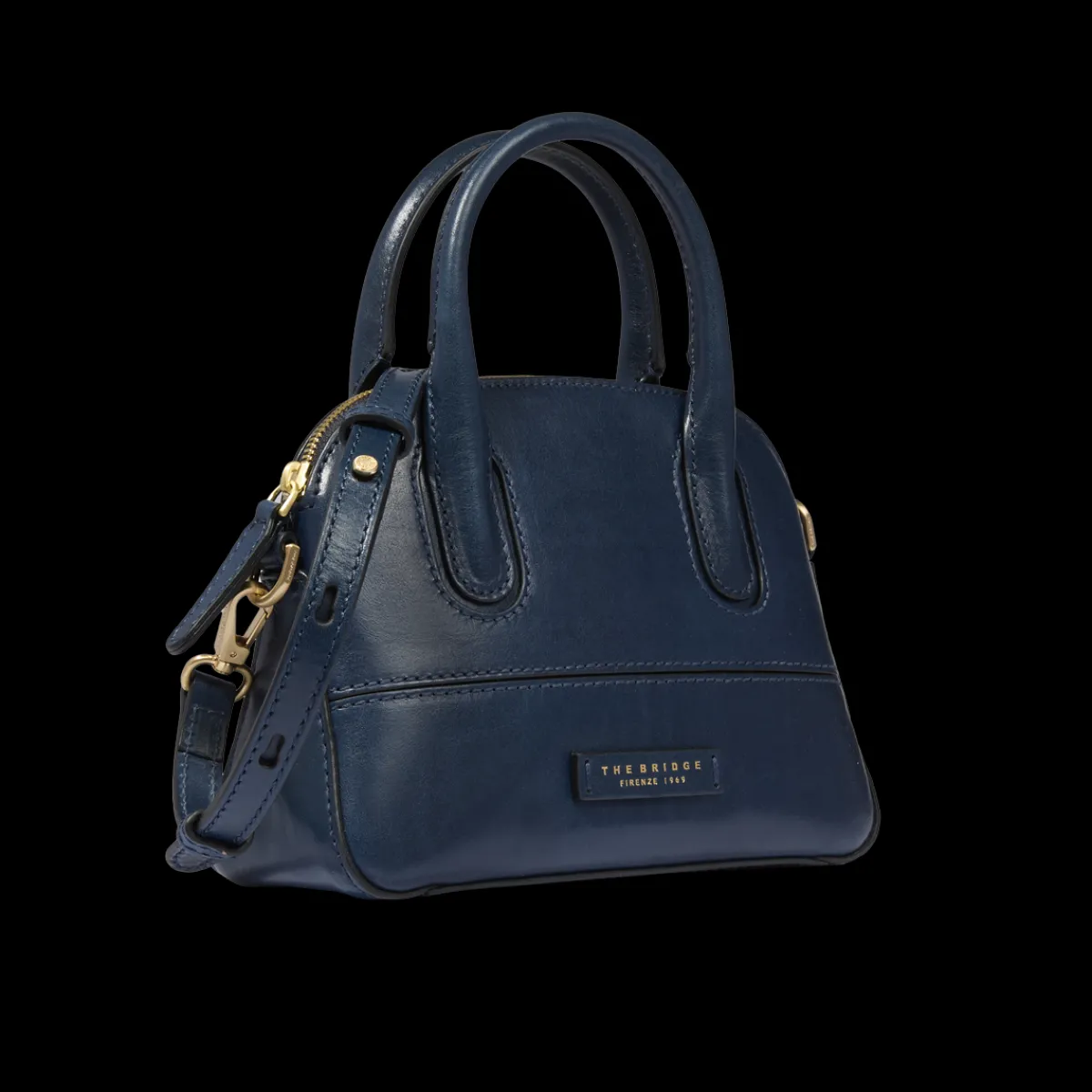 Borsa a mano in pelle con tracolla removibile-The Bridge Hot