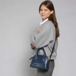 Borsa a mano in pelle con tracolla removibile-The Bridge Hot
