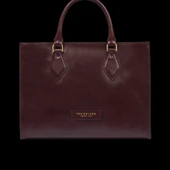 Borsa a mano in pelle con tracolla removibile-The Bridge Sale