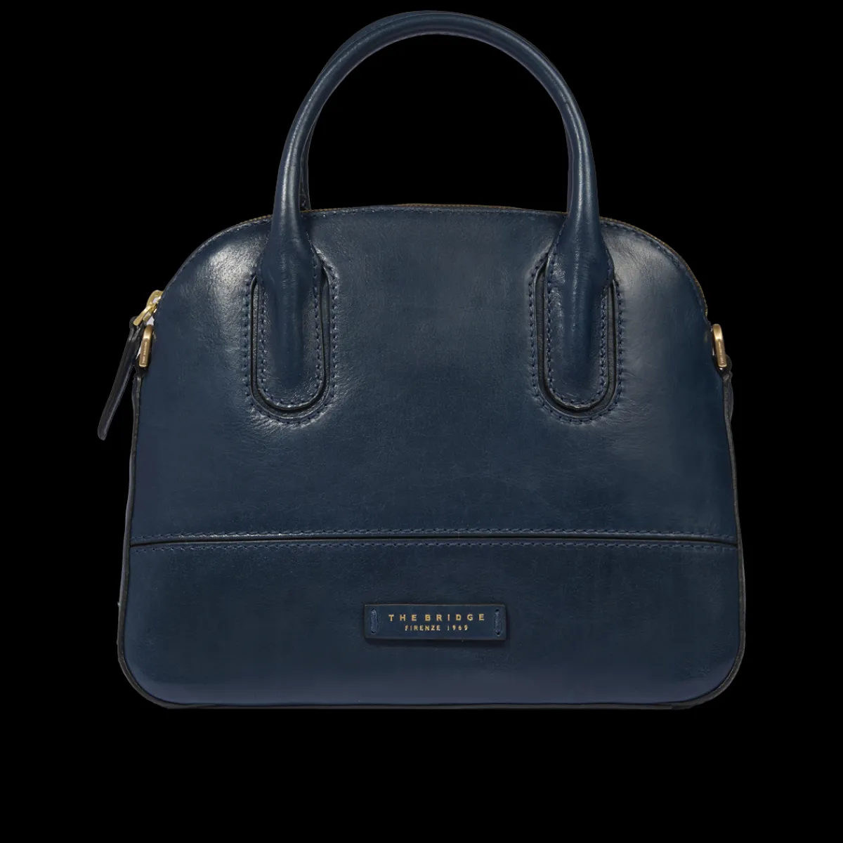 Borsa a mano in pelle con tracolla removibile-The Bridge Outlet