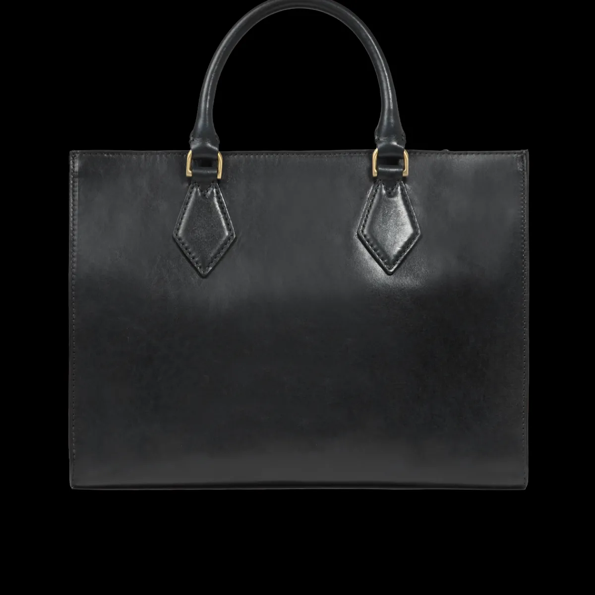 Borsa a mano in pelle con tracolla removibile-The Bridge New