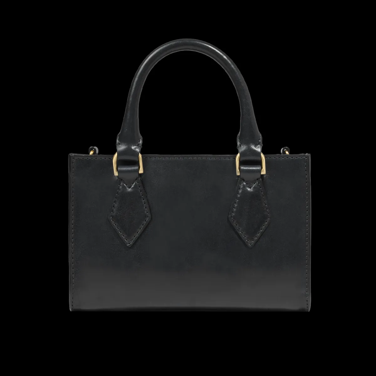 Borsa a mano in pelle con tracolla removibile-The Bridge Online