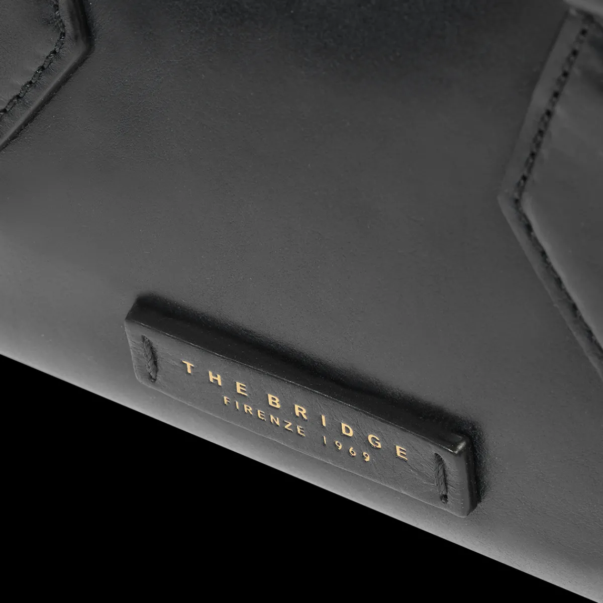 Borsa a mano in pelle con tracolla removibile-The Bridge Online
