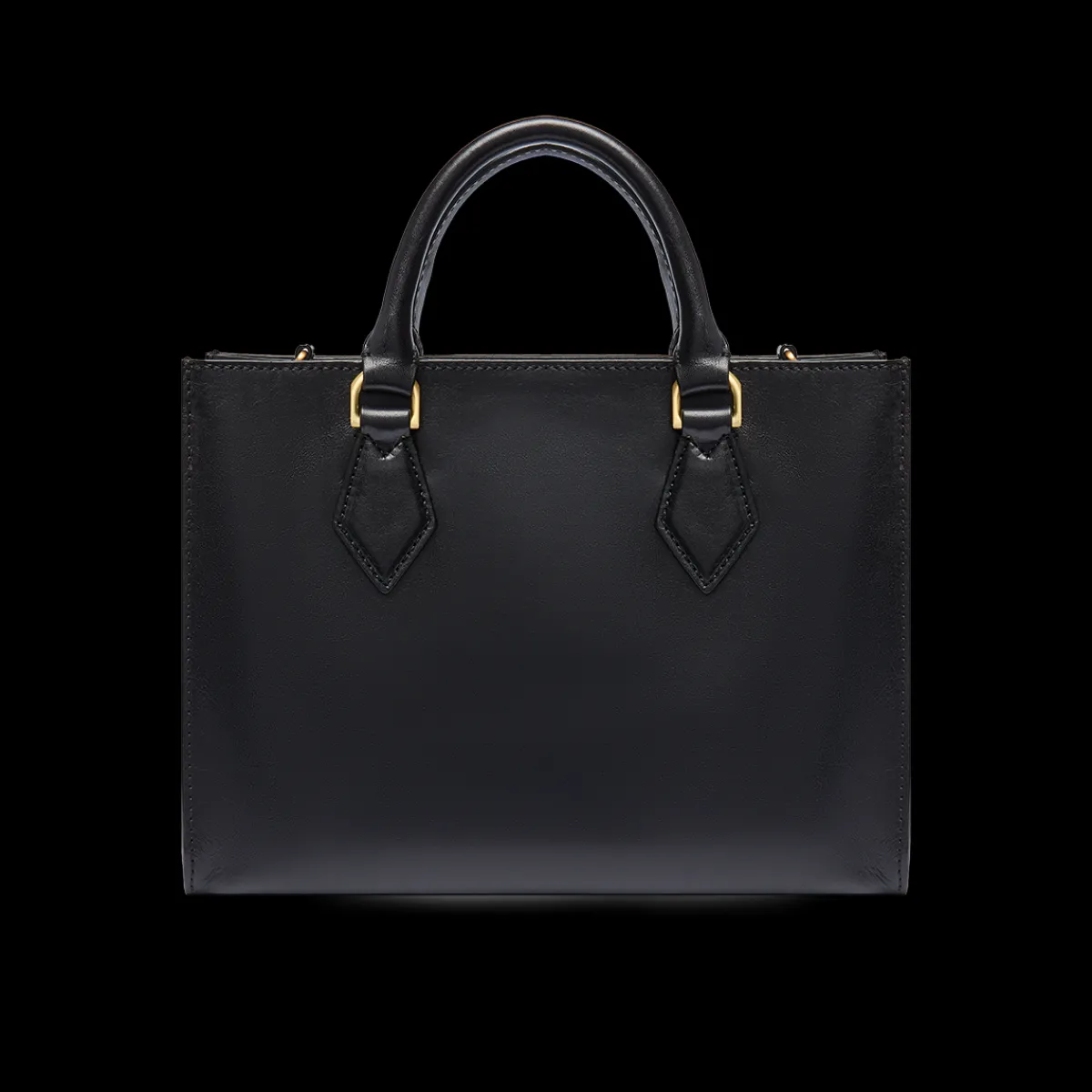 Borsa a mano in pelle con tracolla removibile-The Bridge Best