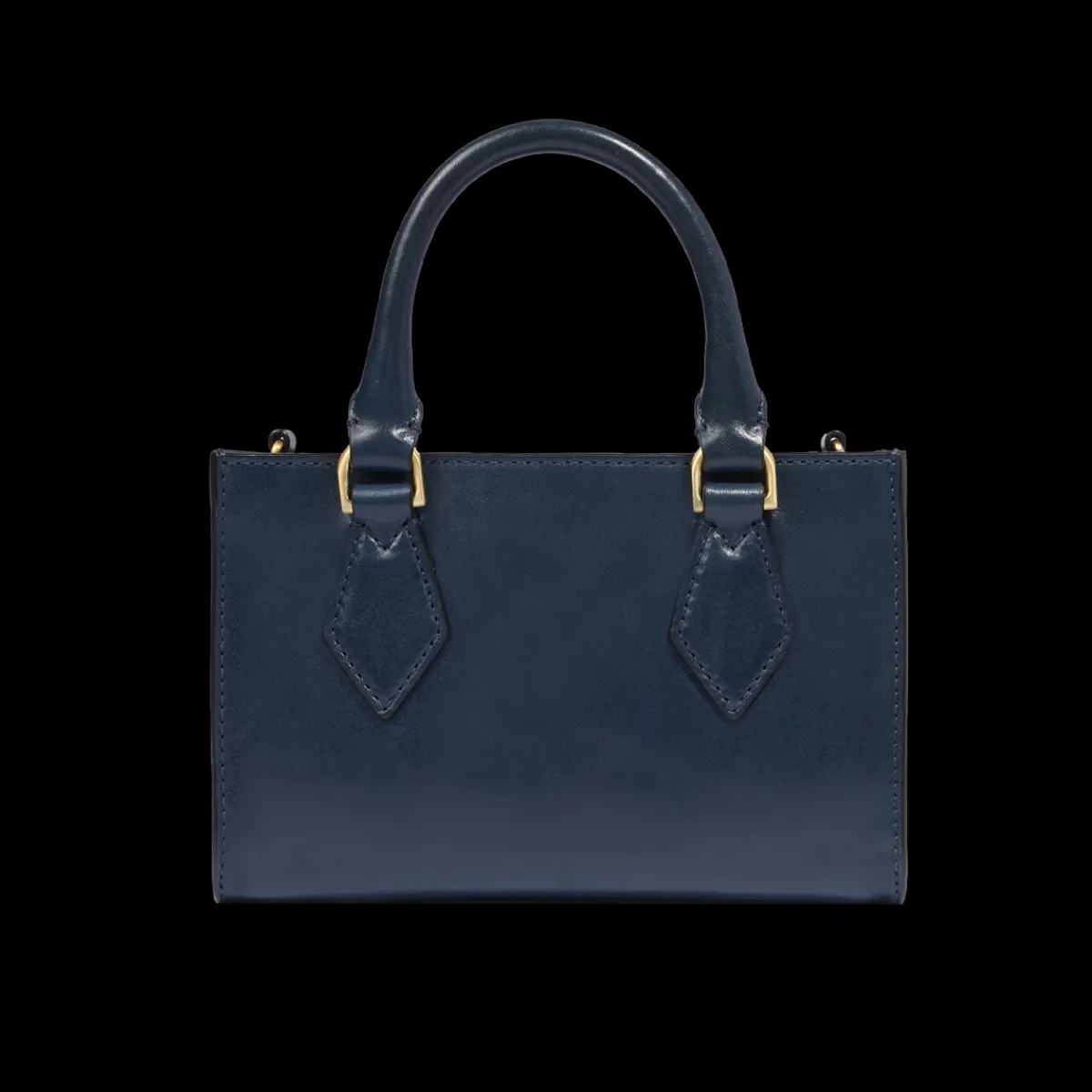 Borsa a mano in pelle con tracolla removibile-The Bridge Sale