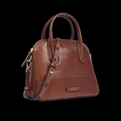 Borsa a mano in pelle con tracolla removibile-The Bridge Discount