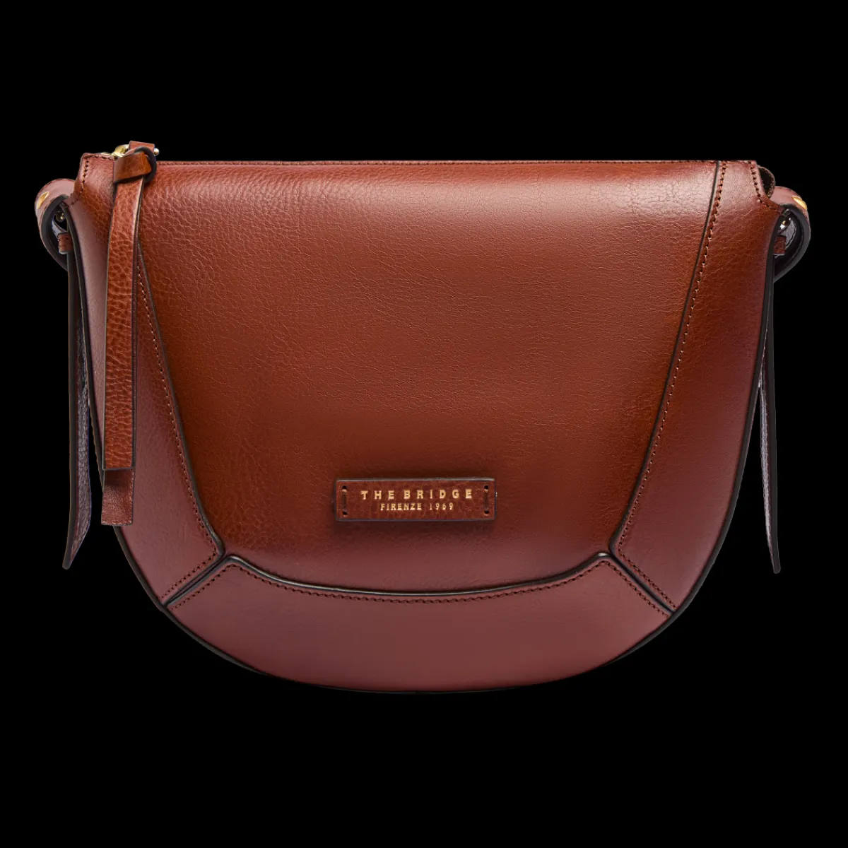 Borsa a tracolla in pelle taglia media-The Bridge Hot