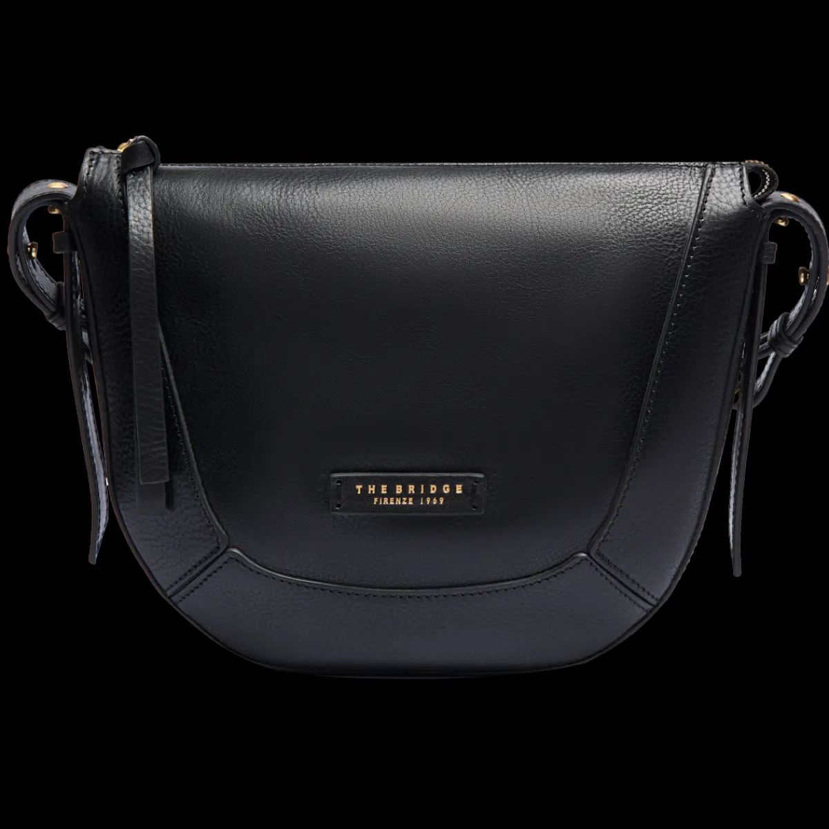 Borsa a tracolla in pelle taglia media-The Bridge Outlet