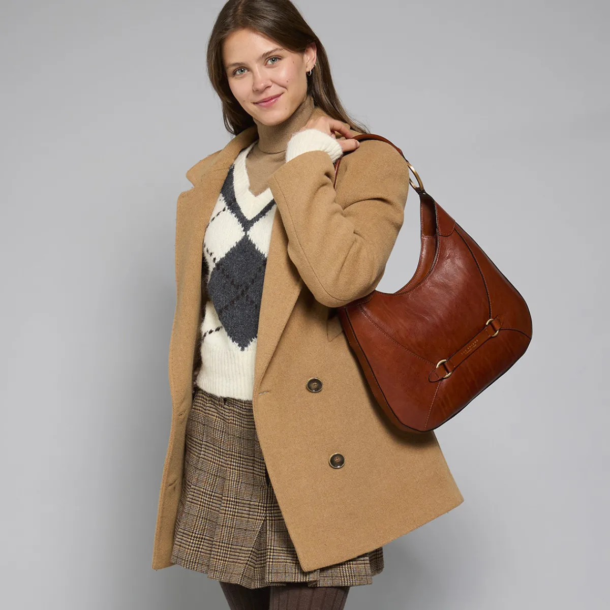Borsa hobo in pelle-The Bridge Discount