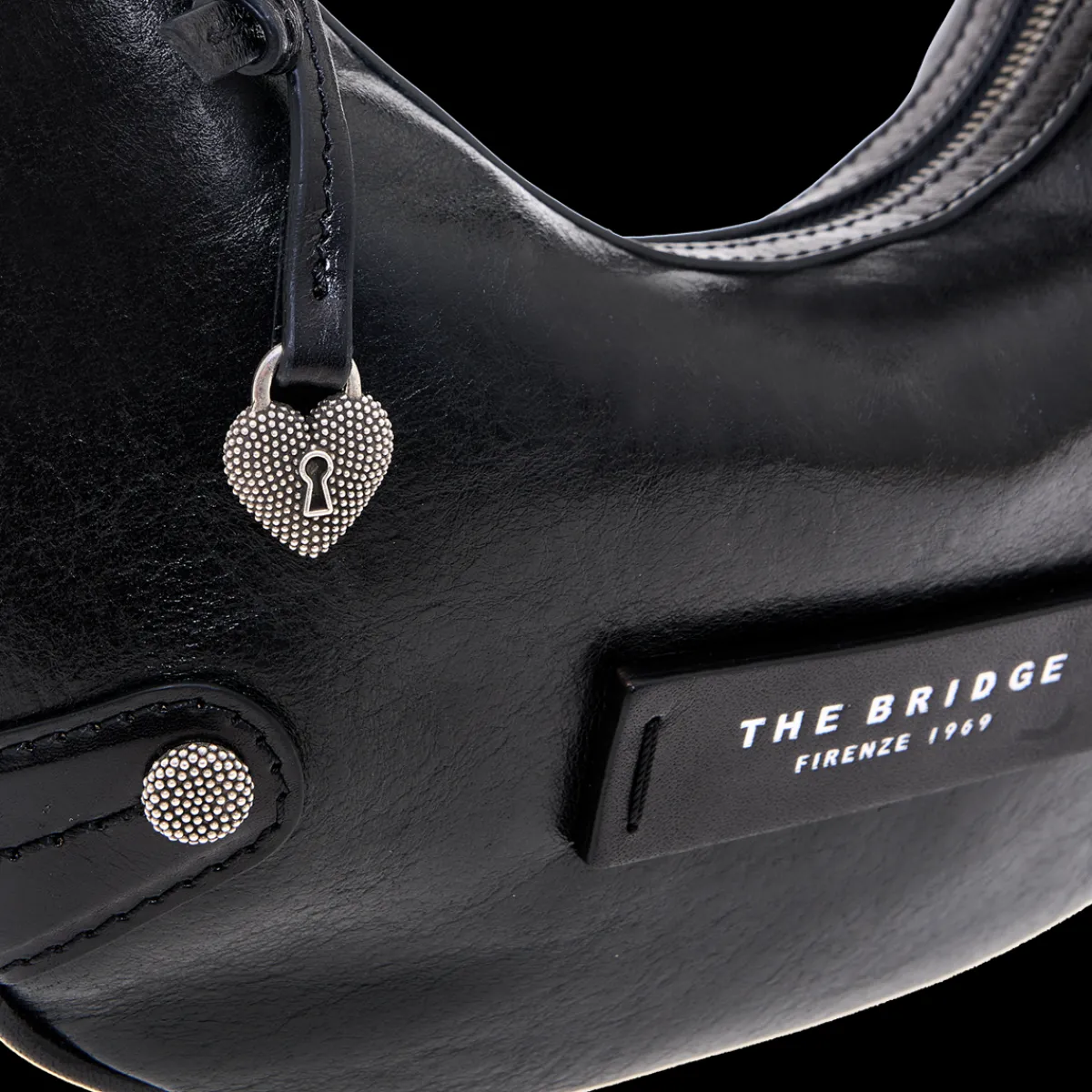 Borsa hobo pelle formato mini-The Bridge