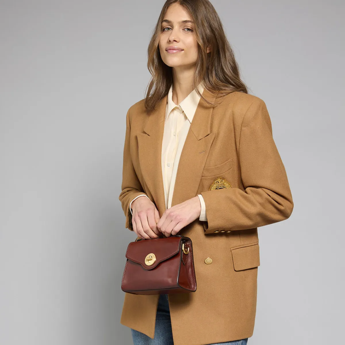 Borsa in pelle donna con tracolla removibile-The Bridge