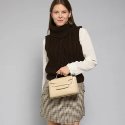 Borsa pelle donna con tracolla removibile-The Bridge Online