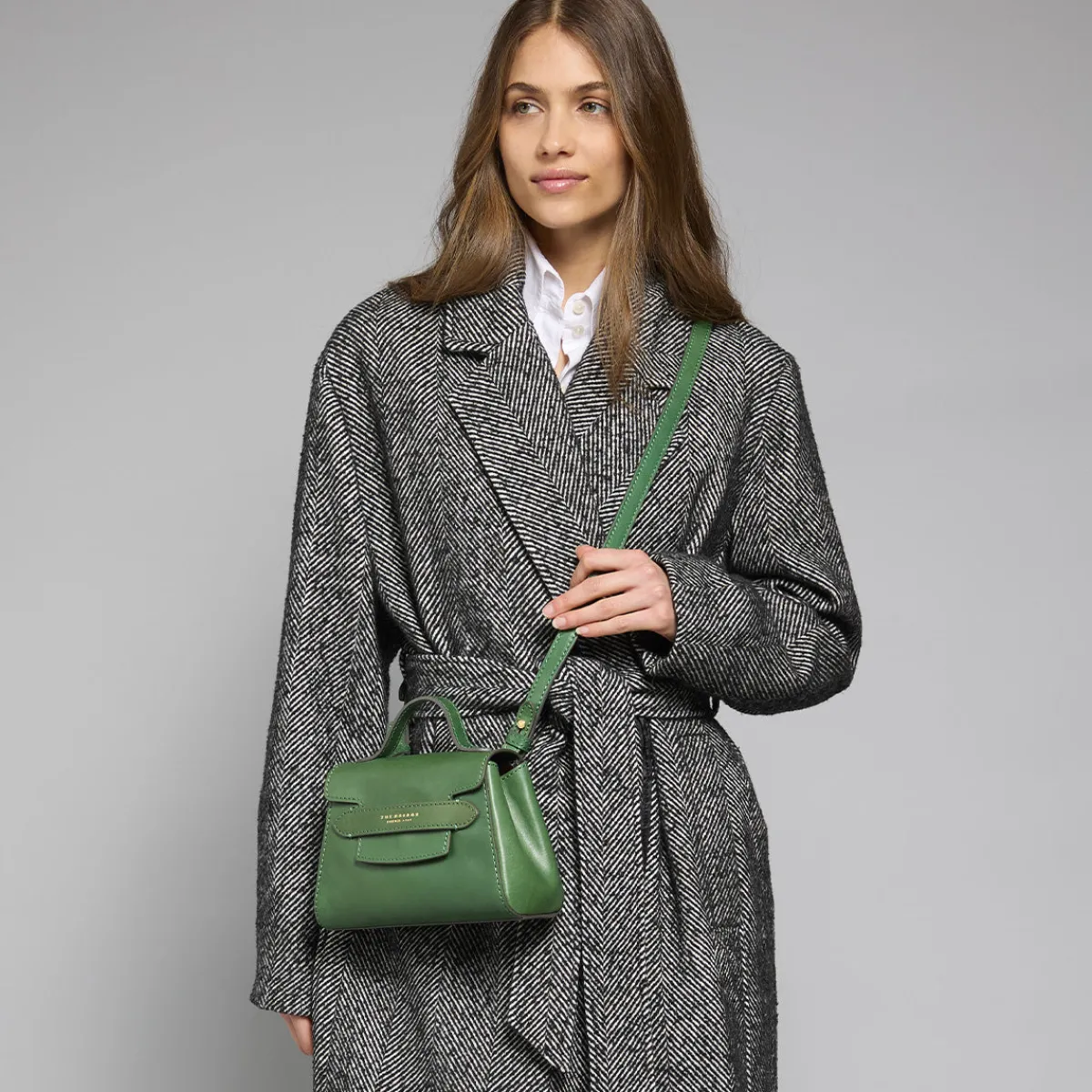 Borsa pelle donna con tracolla removibile-The Bridge Outlet