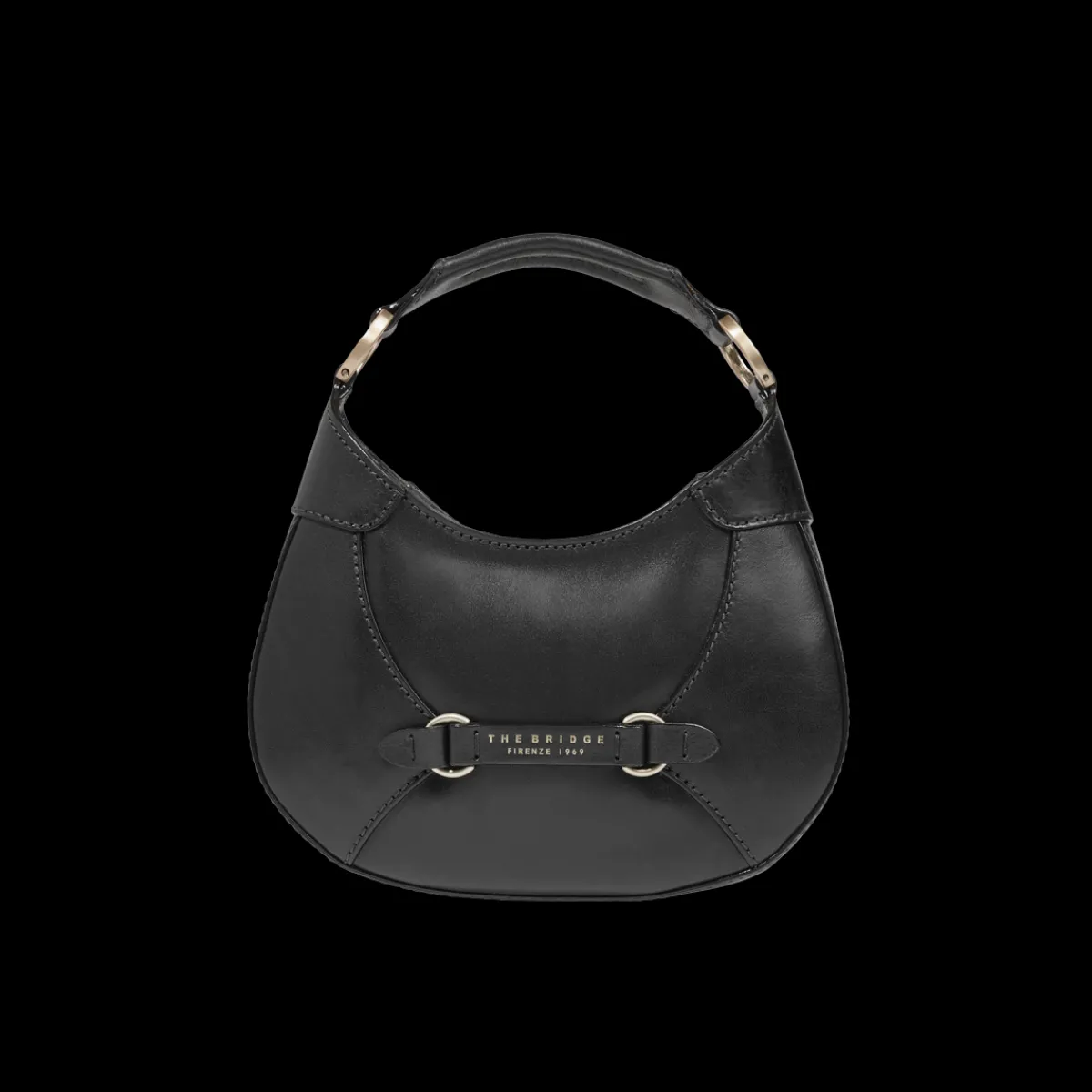 Borsa pelle donna piccola con tracolla removibile-The Bridge Sale