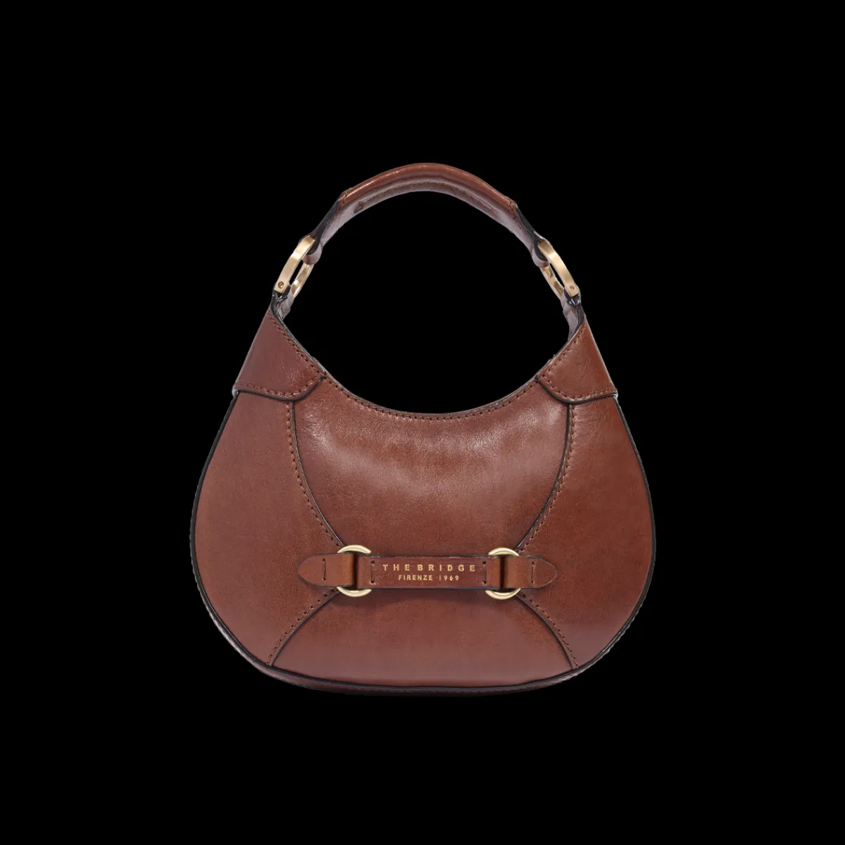 Borsa pelle donna piccola con tracolla removibile-The Bridge Clearance