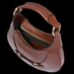 Borsa pelle donna piccola con tracolla removibile-The Bridge Clearance