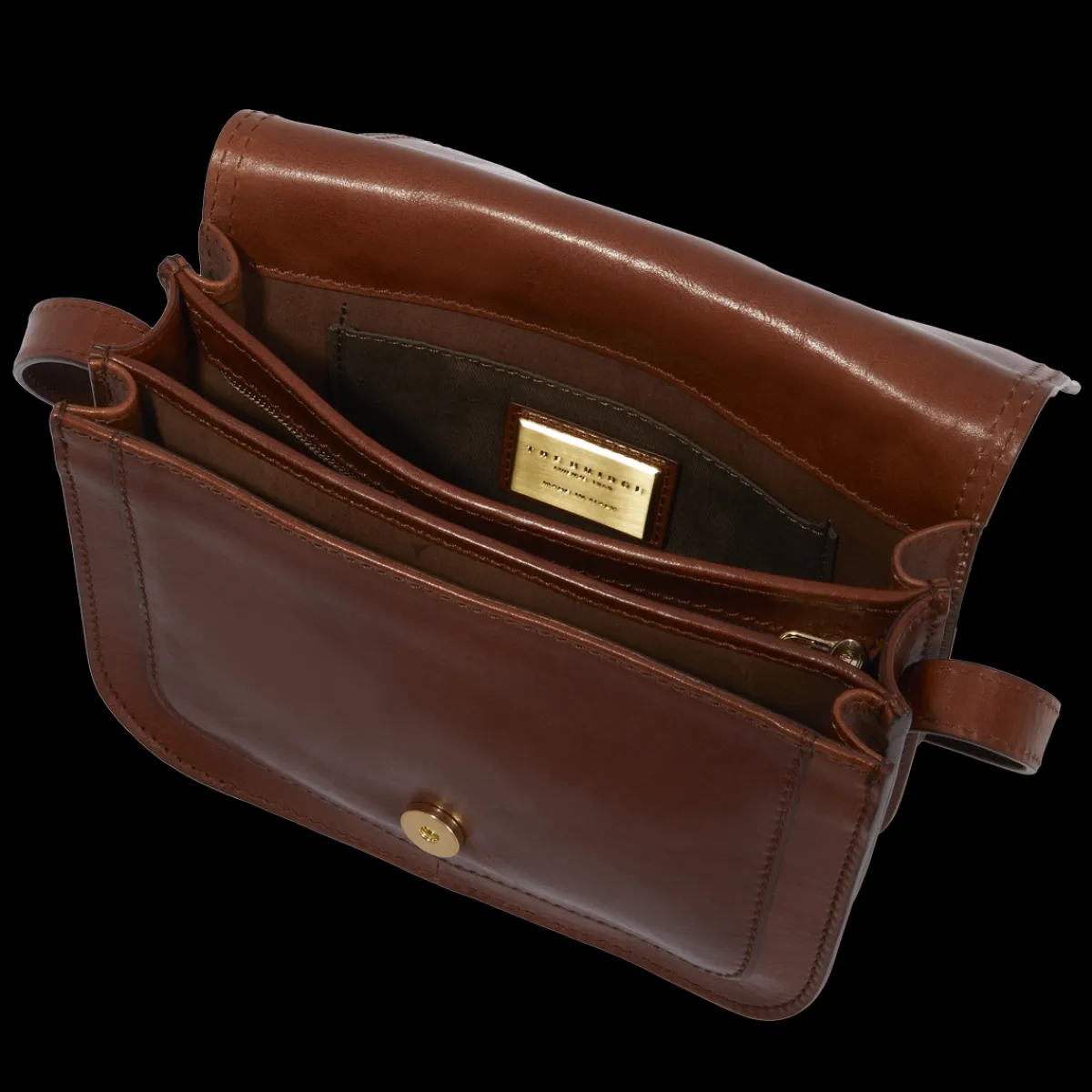 Borsa pelle tracolla a scomparti-The Bridge Discount