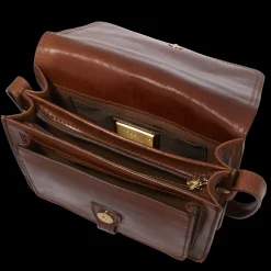 Borsa pelle tracolla a scomparti-The Bridge Sale