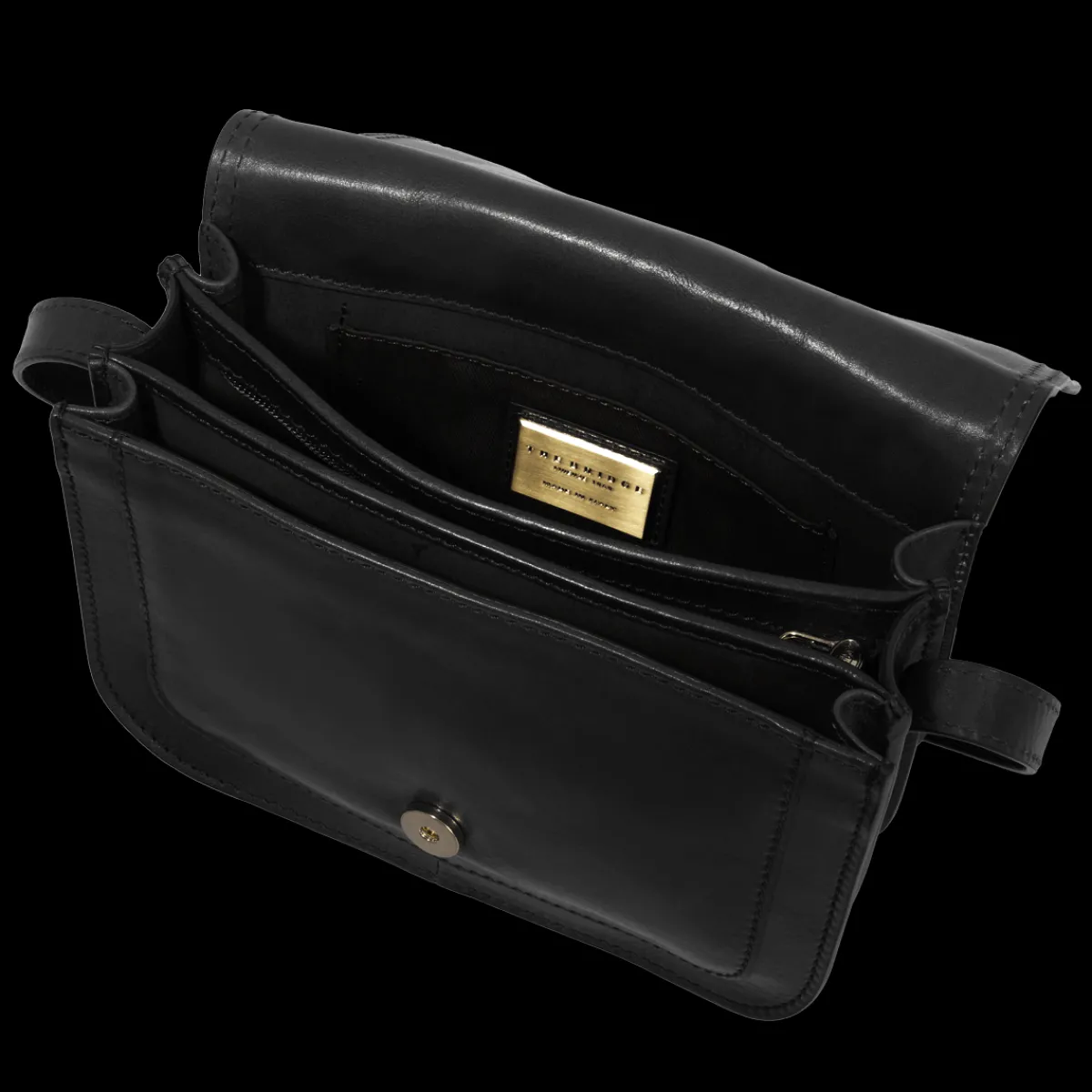 Borsa pelle tracolla a scomparti-The Bridge New