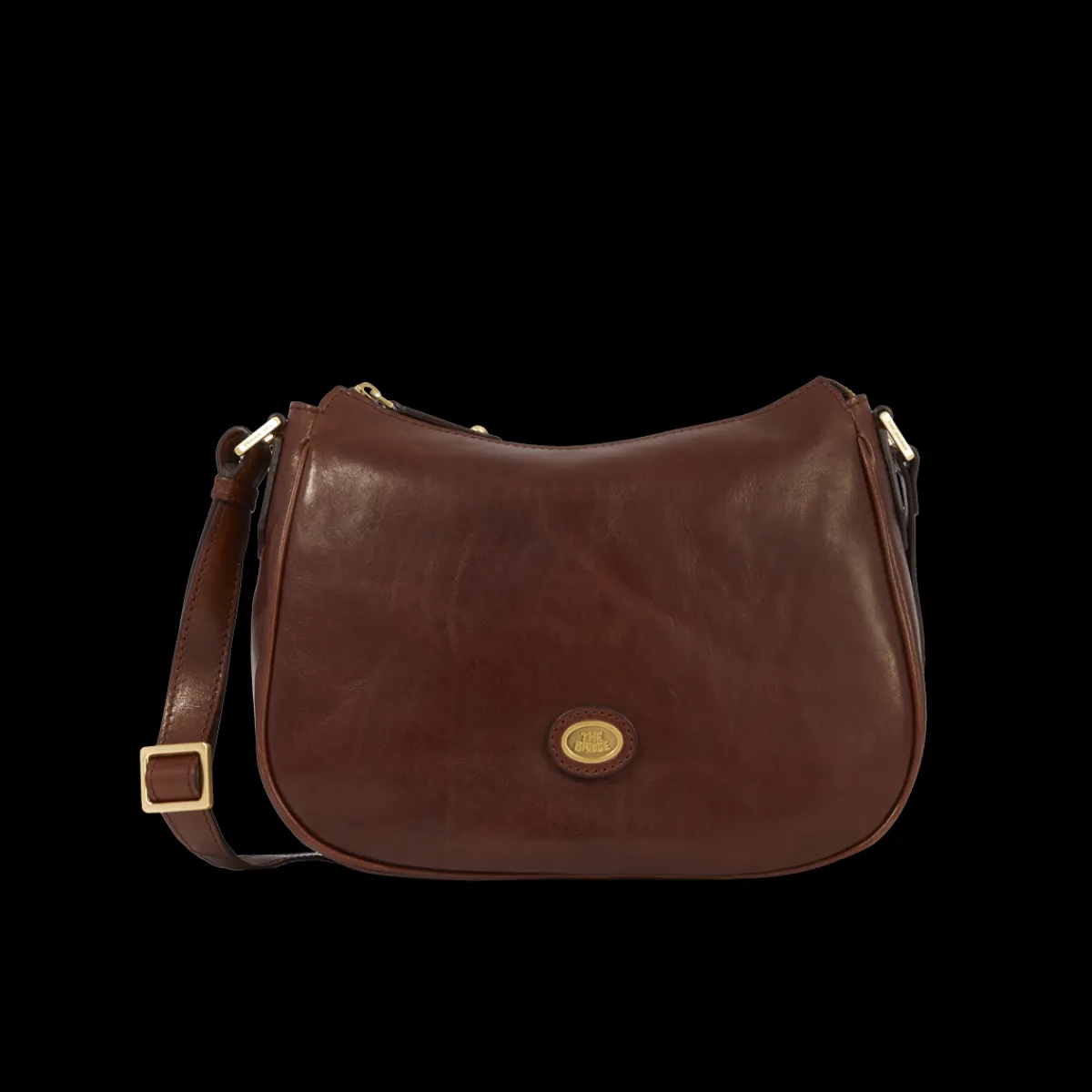 Borsa pelle tracolla e zip-The Bridge Outlet