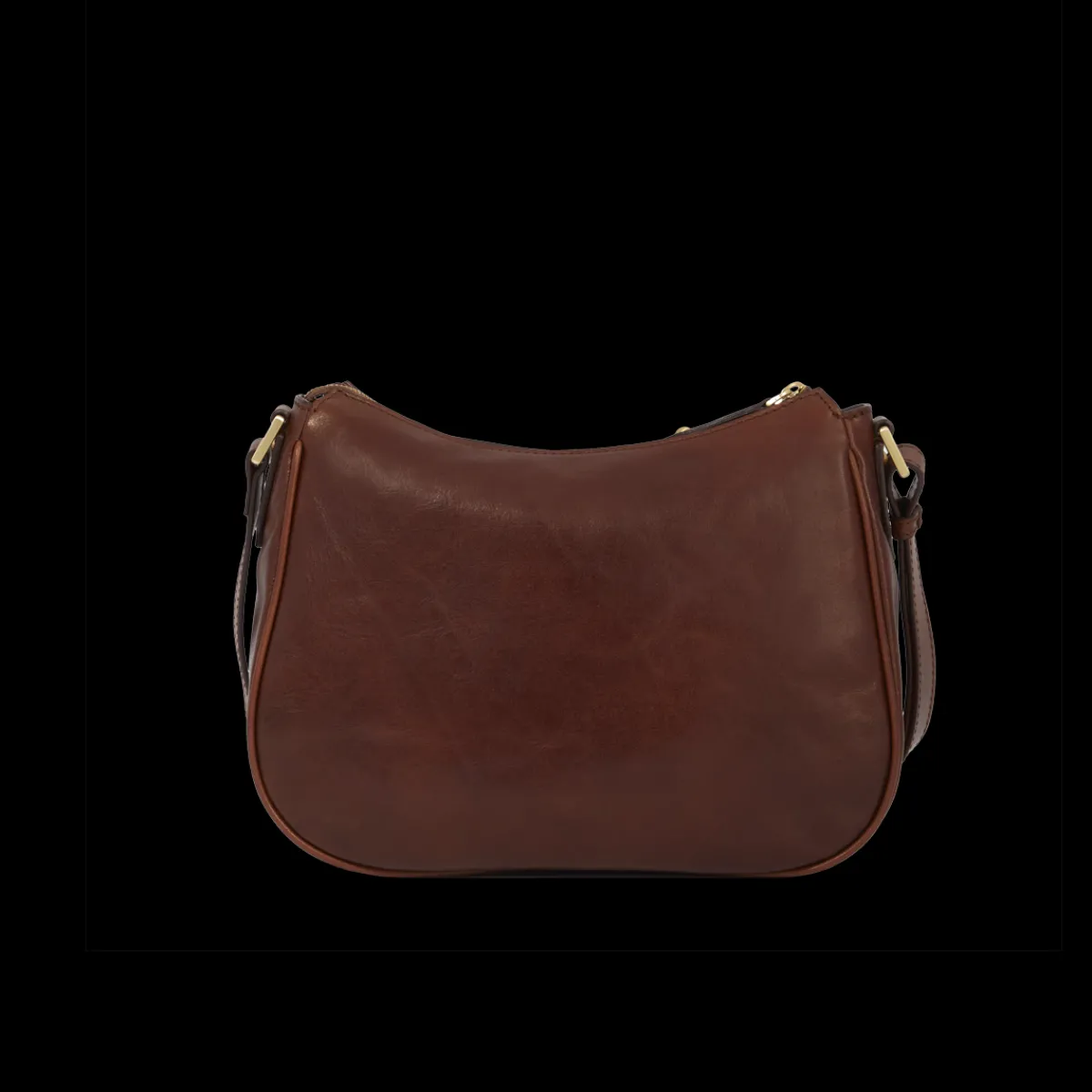 Borsa pelle tracolla e zip-The Bridge Outlet