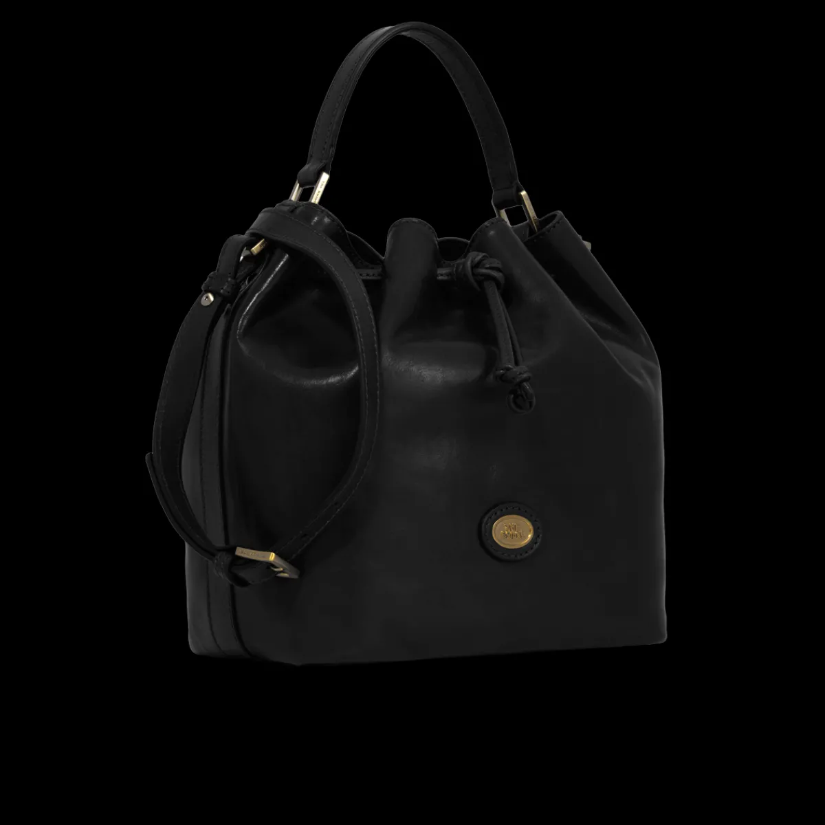 Borsa secchiello pelle con tracolla-The Bridge Hot