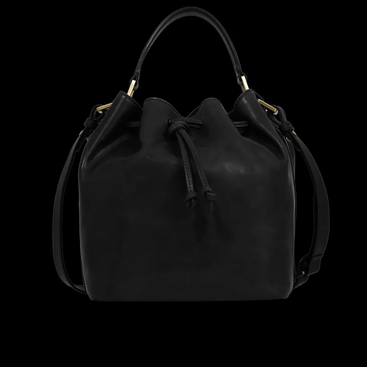 Borsa secchiello pelle con tracolla-The Bridge Hot