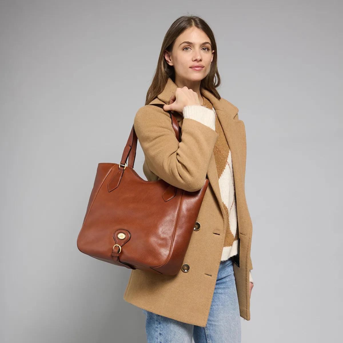 Borsa shopper in pelle-The Bridge Online
