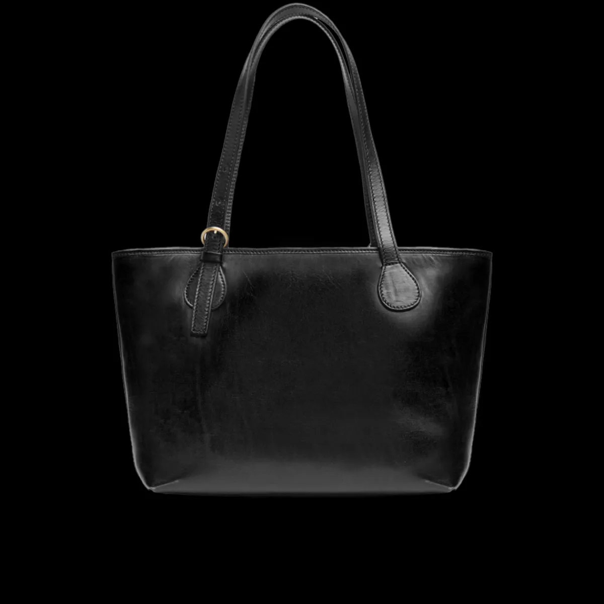 Borsa shopper pelle chiusa con zip-The Bridge Best
