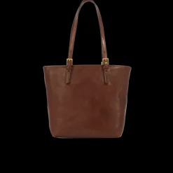 Borsa shopper pelle donna con zip-The Bridge Outlet
