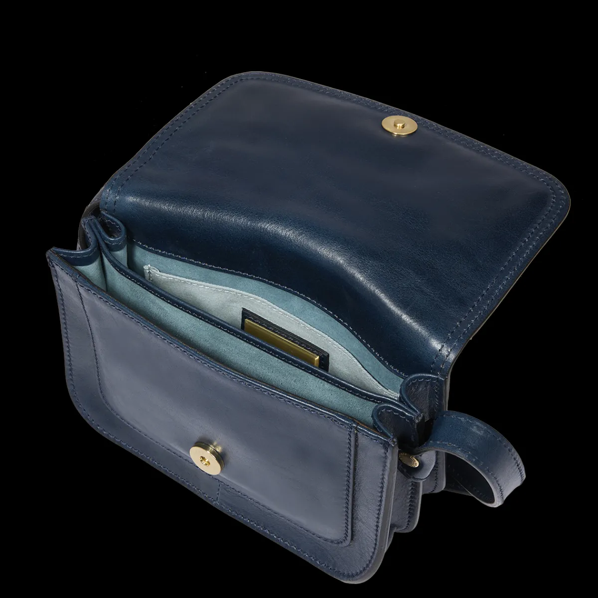 Borsa tracolla in pelle a scomparti small size-The Bridge Clearance