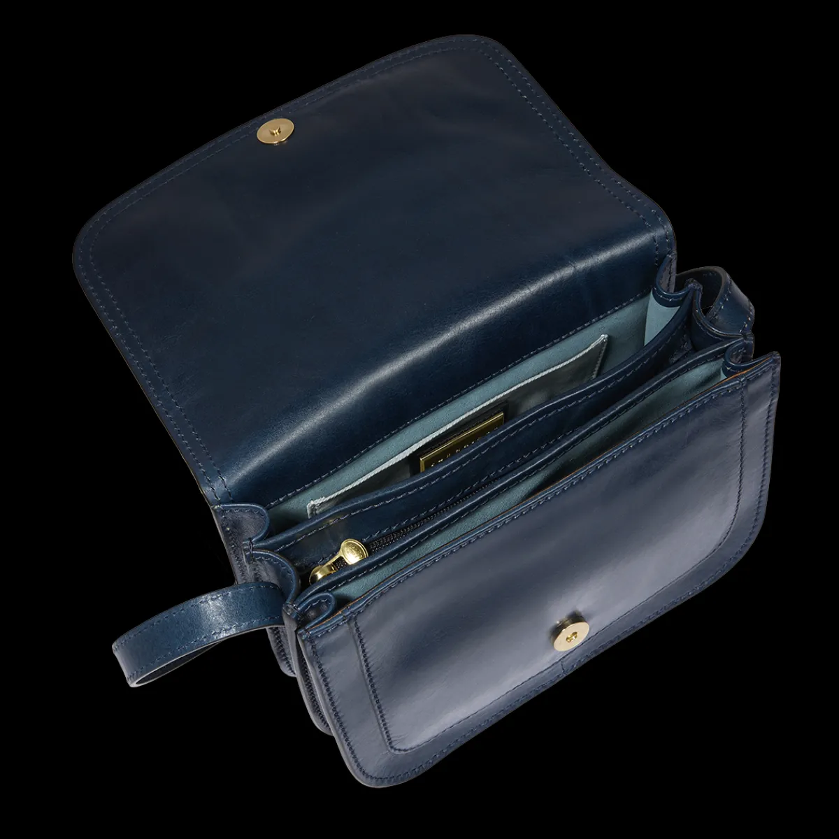 Borsa tracolla in pelle a scomparti-The Bridge Hot