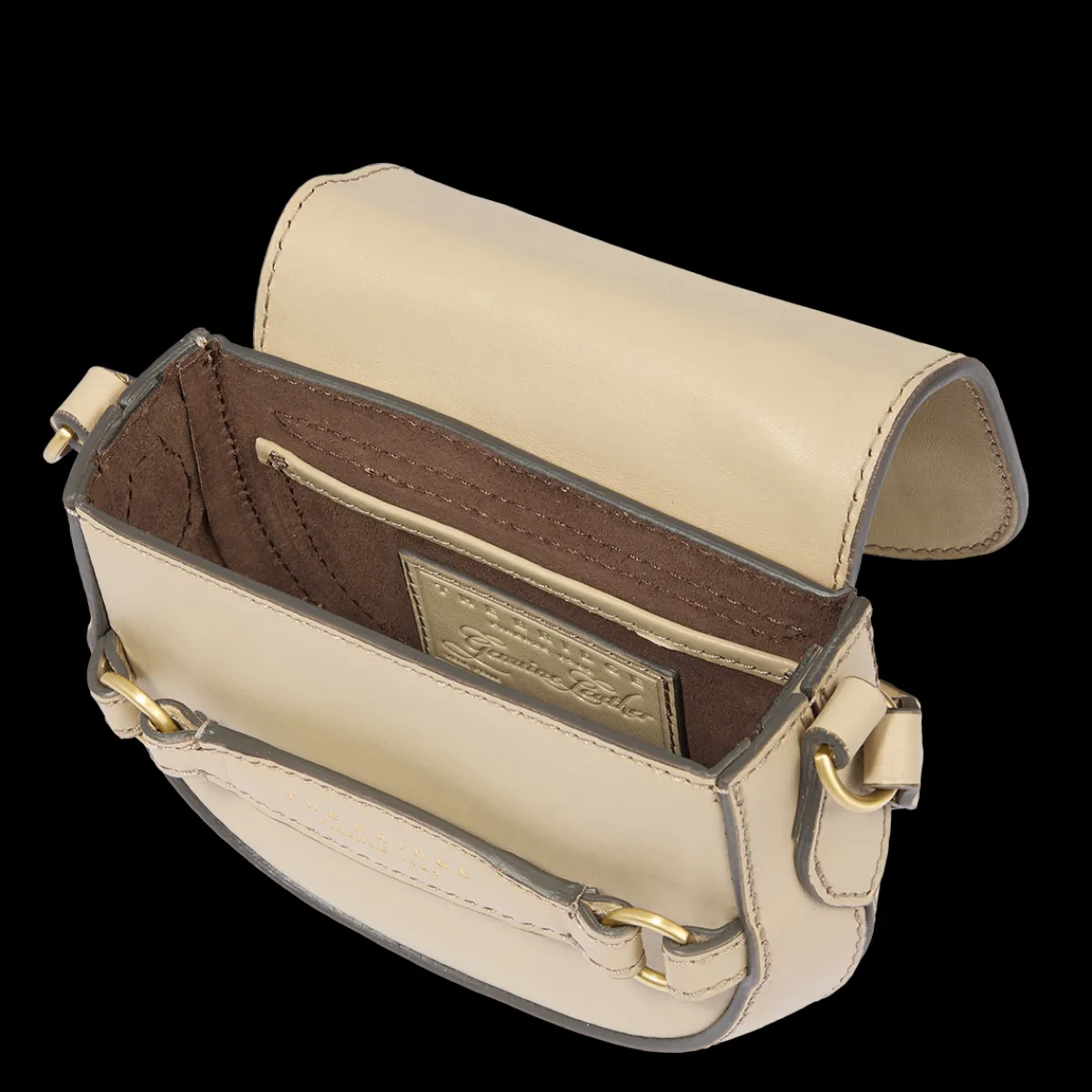 Borsa tracolla in pelle compatta-The Bridge Online