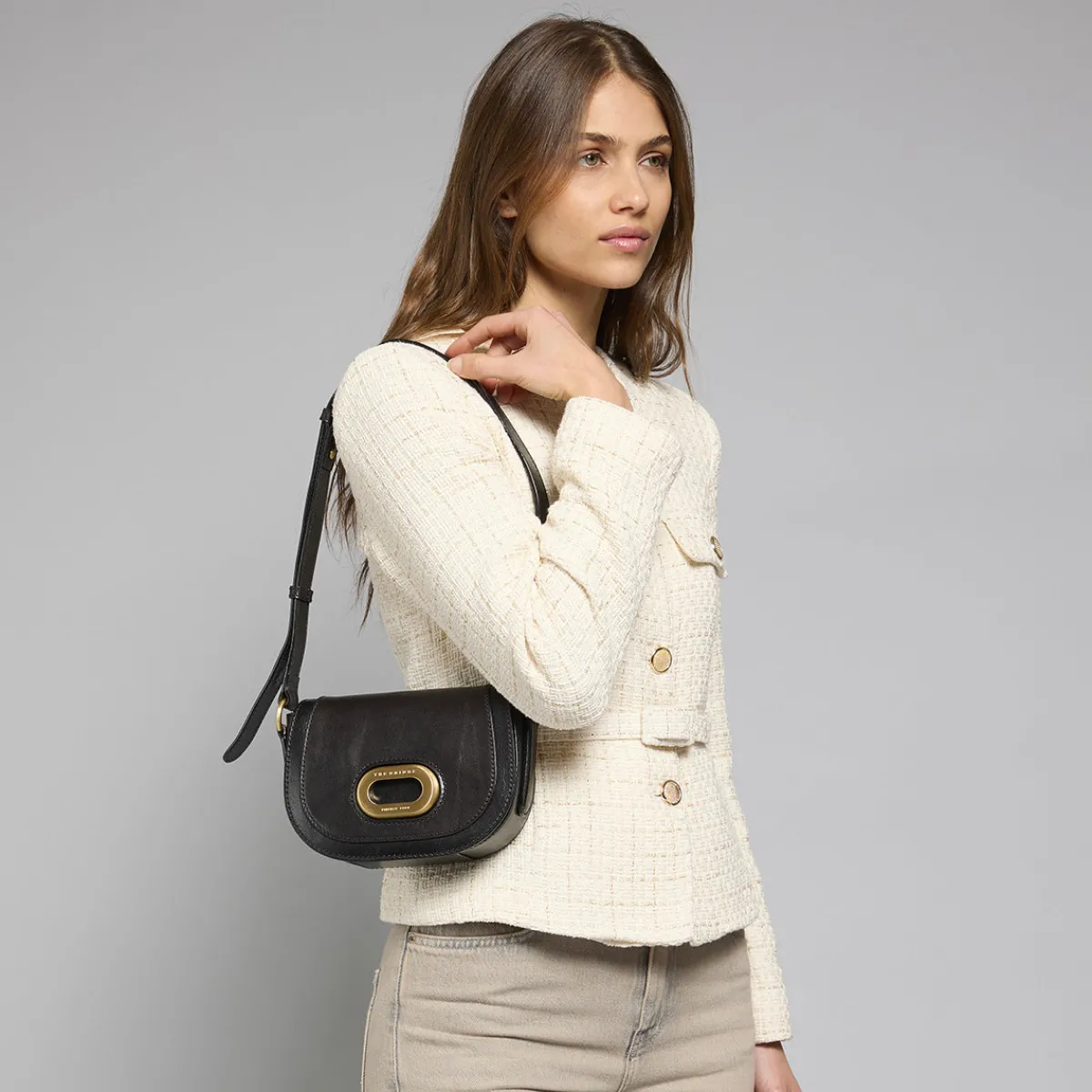 Borsa tracolla in pelle donna-The Bridge Outlet