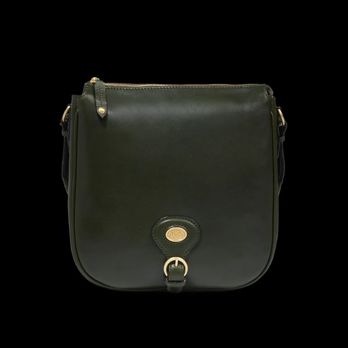 Borsa tracolla in pelle donna con chiusura zip-The Bridge Best