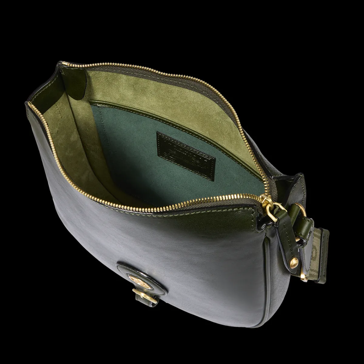 Borsa tracolla in pelle donna con chiusura zip-The Bridge Best