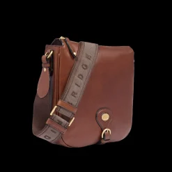 Borsa tracolla in pelle donna con chiusura zip-The Bridge Outlet