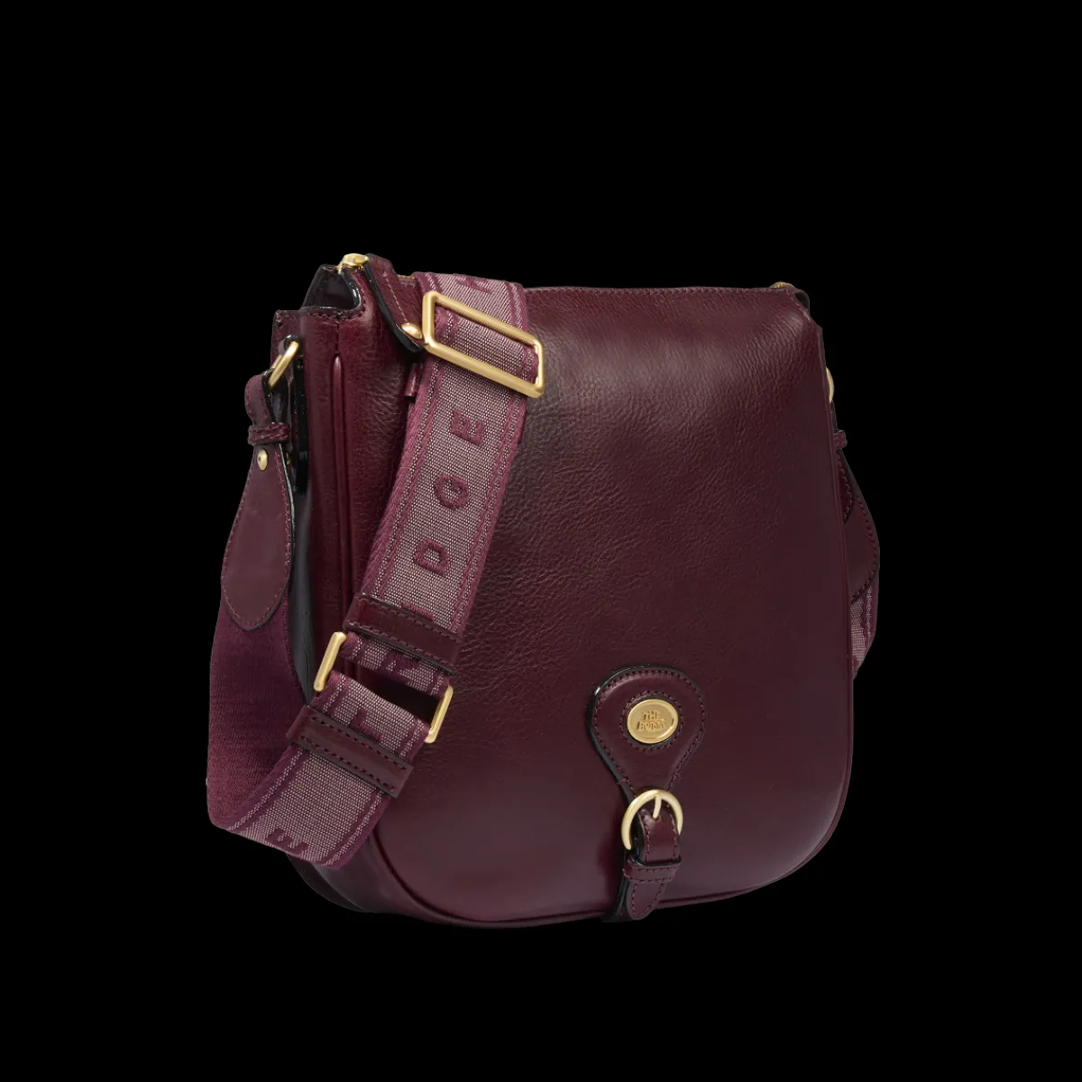 Borsa tracolla in pelle donna con chiusura zip-The Bridge Sale